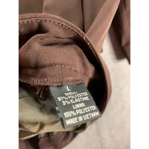 Deux Piece Suits Womens Size Large Brown Formal Top Blazer and Pants - Picture 5 of 8